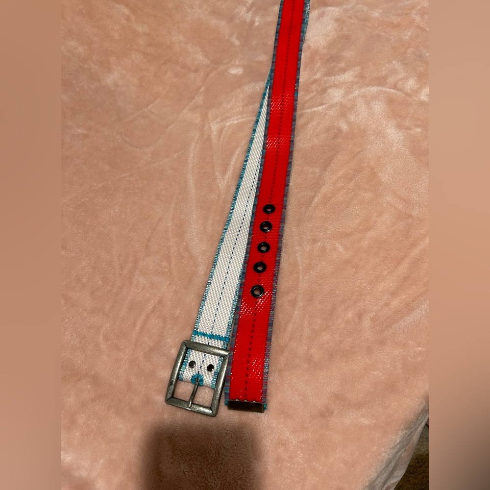 Belt Made out of a Fire Hose Reversible 40 inches